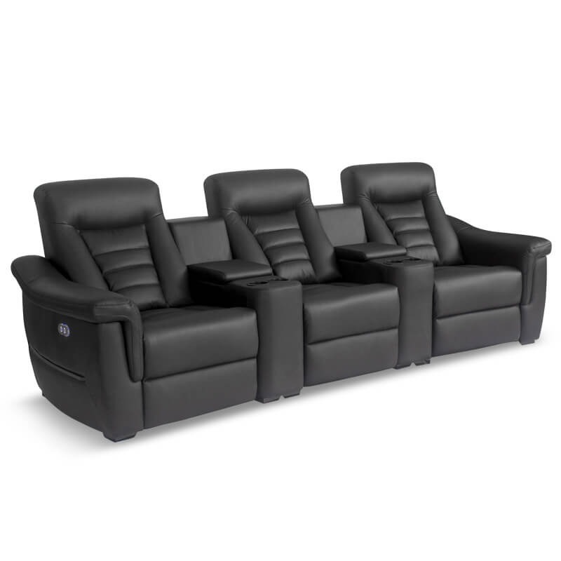 3 seat home cinema recliner sofa