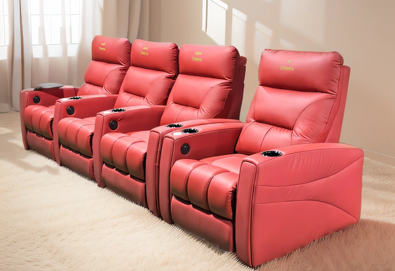 4 seat home theater seating