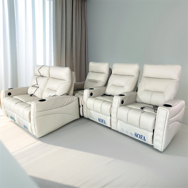 white theater seats for home