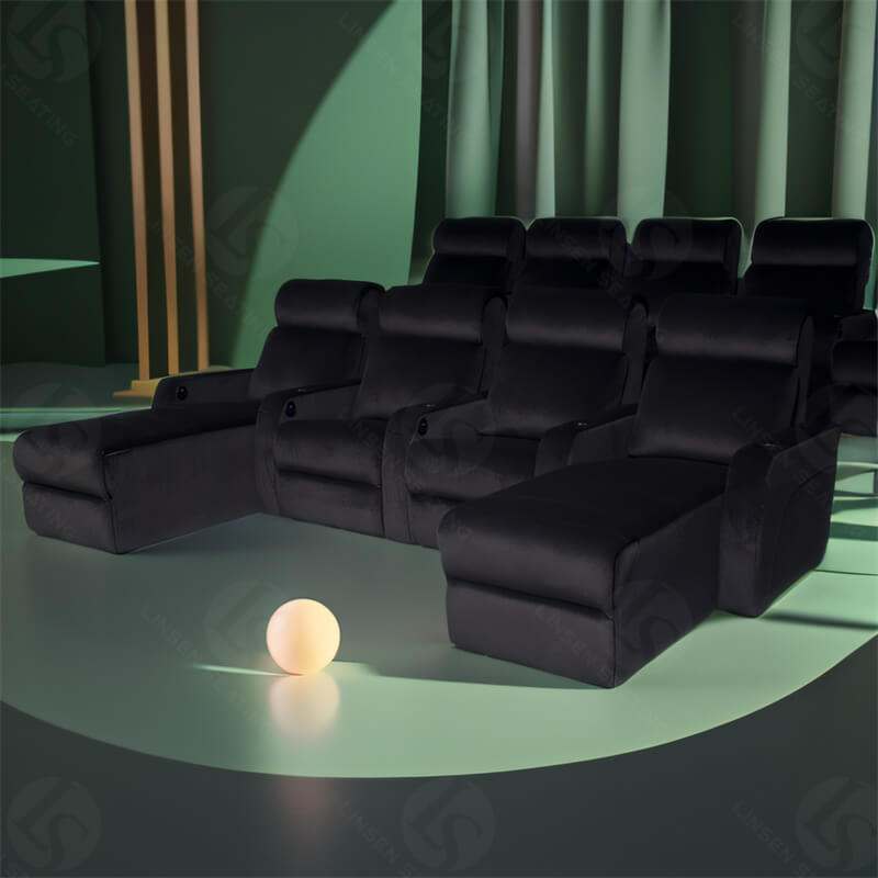 theater seating with chaise