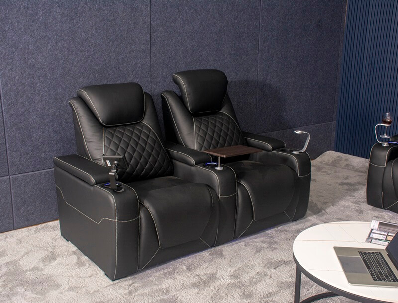 2 seater with phone holder