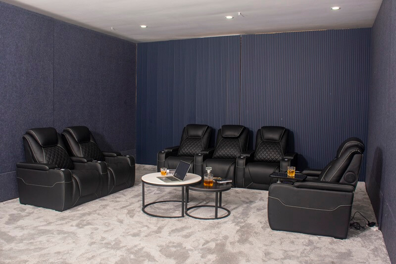 reclining movie sofa 1+2+3